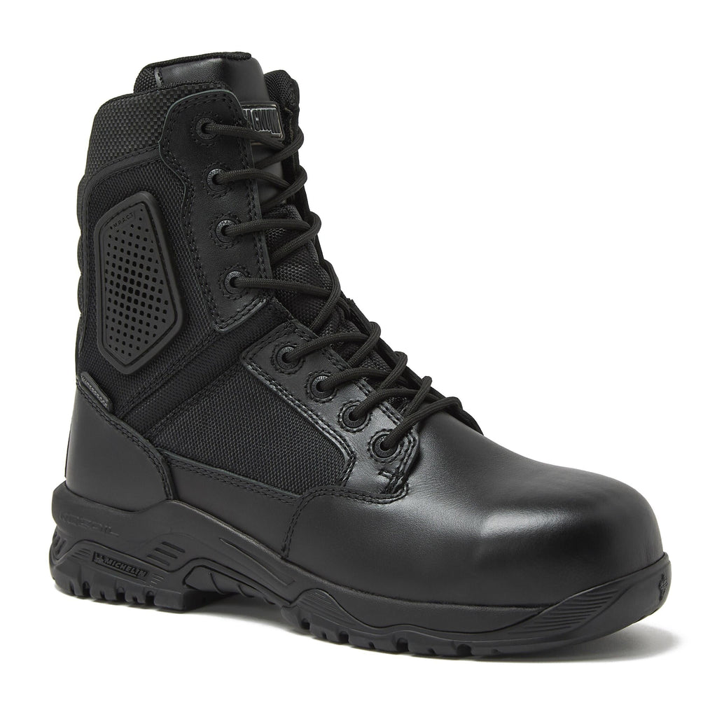 Magnum Strike Force 8 inch waterproof side-zip boot with composite toe