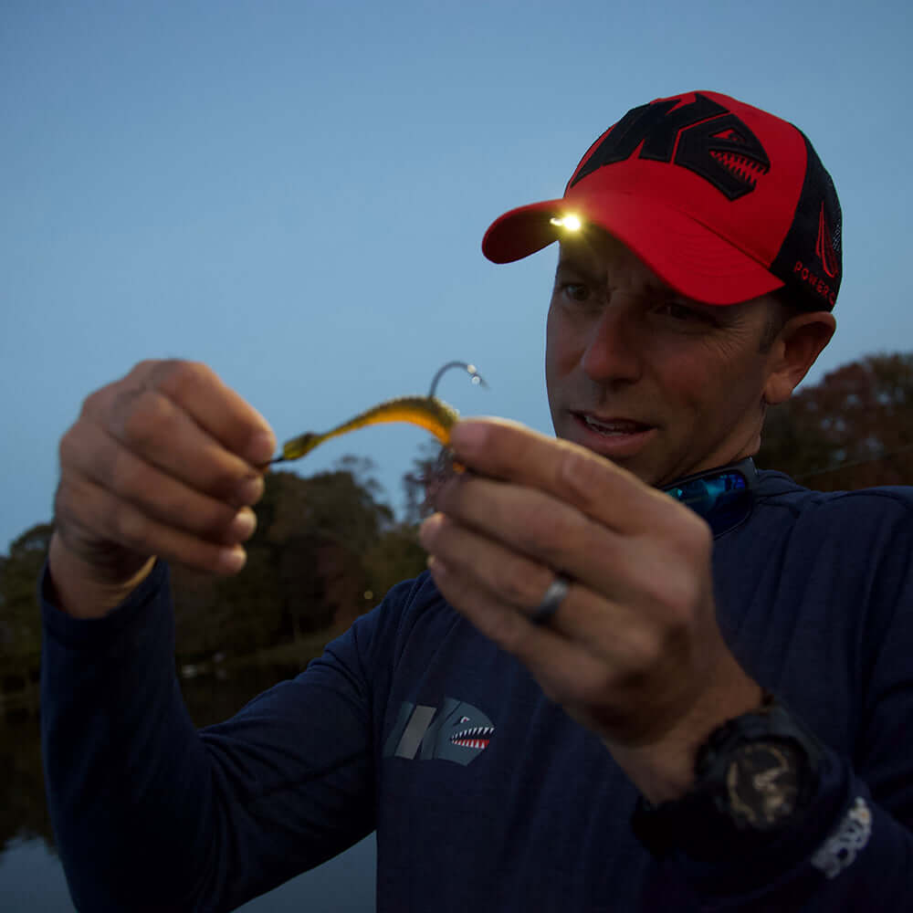 Panther Vision POWERCAP 2.0 LED Lighted Hat, Mike Iaconelli Pro Series