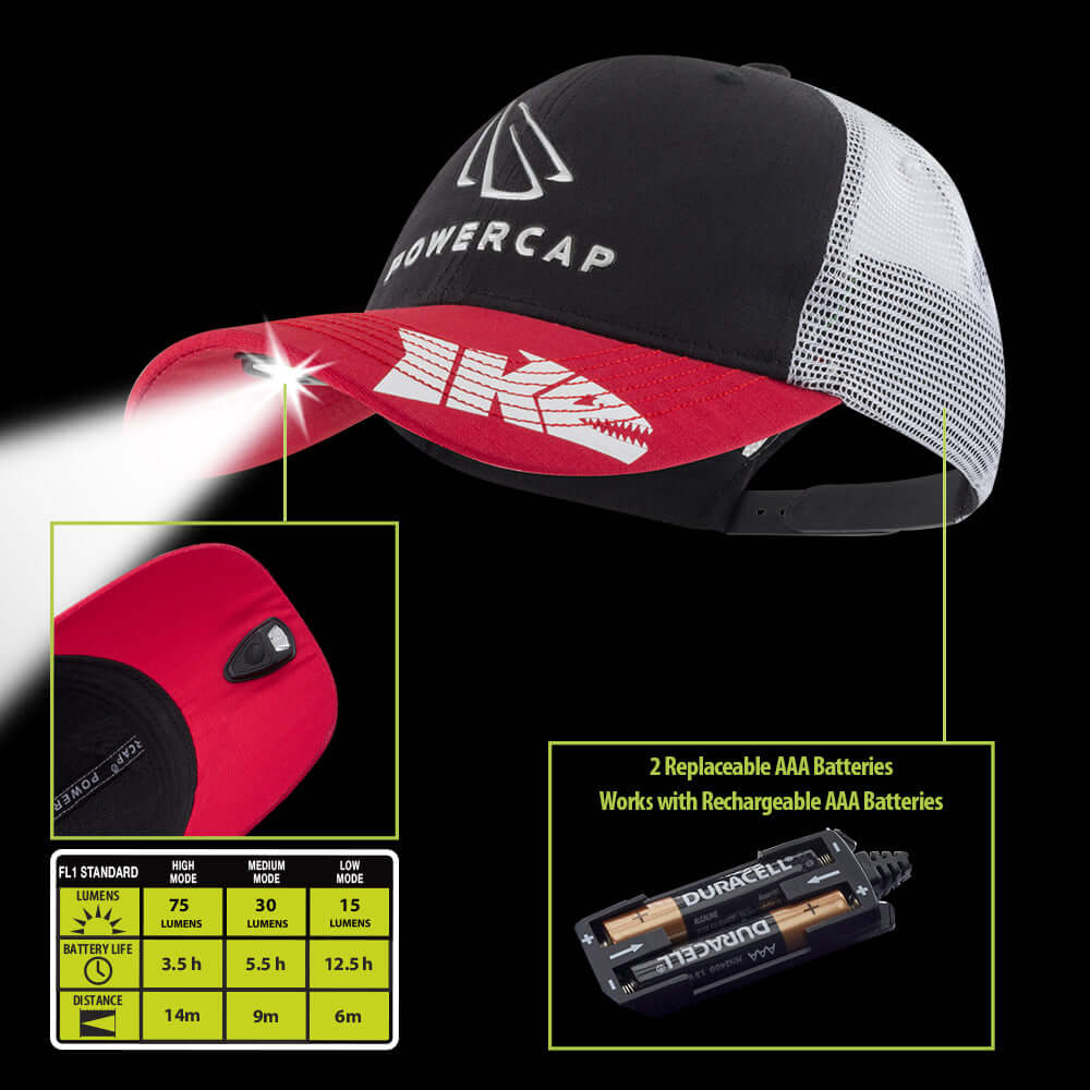 Panther Vision POWERCAP 2.0 LED Lighted Hat, Mike Iaconelli Pro Series