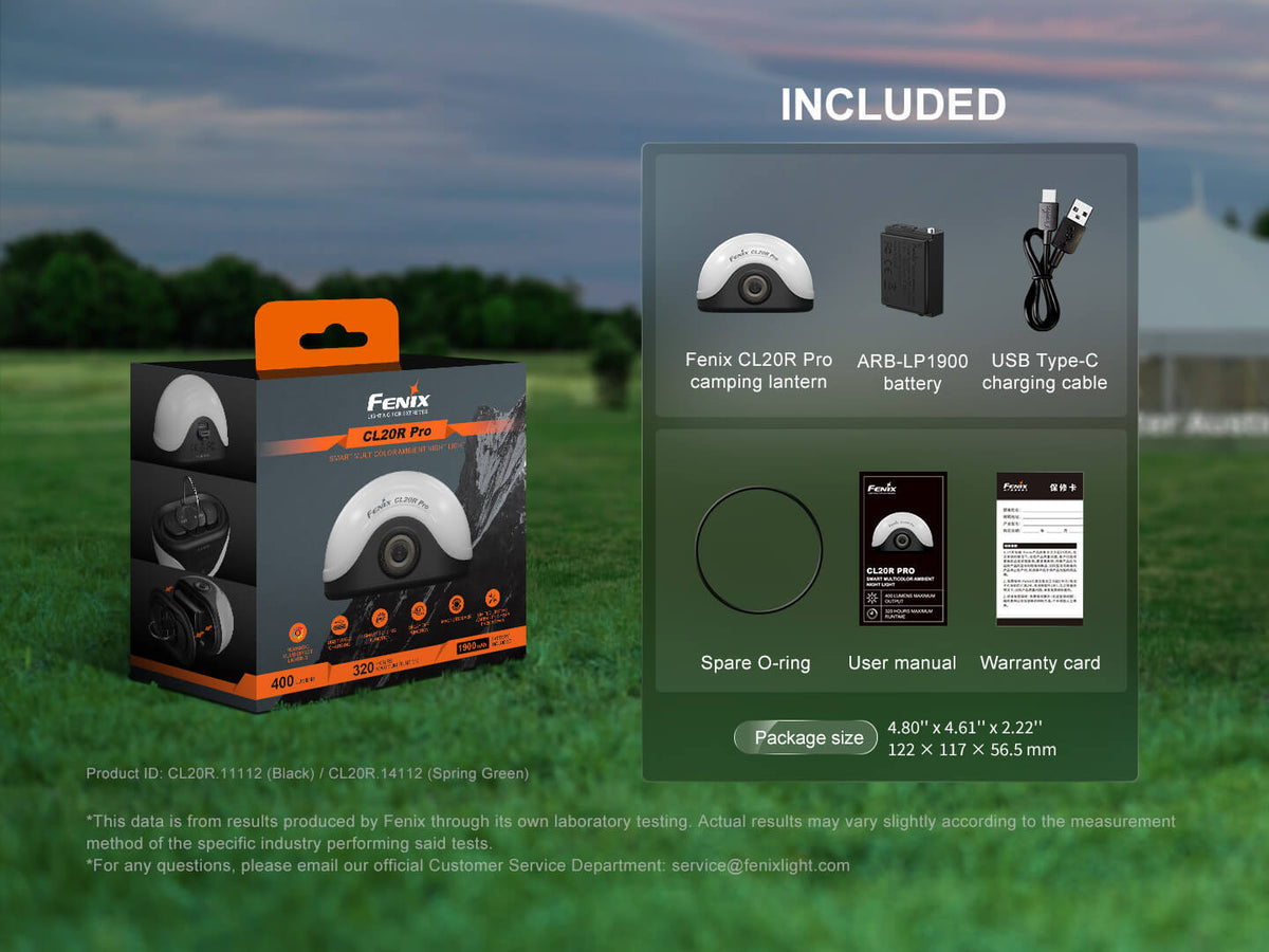 Fenix CL20R Pro Rechargeable Multicolor Camping Lantern