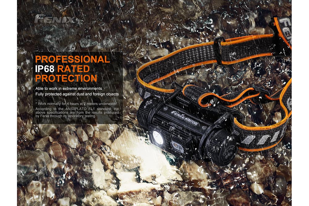Fenix HM70R Rechargeable LED Headlamp, 1600 Lumens