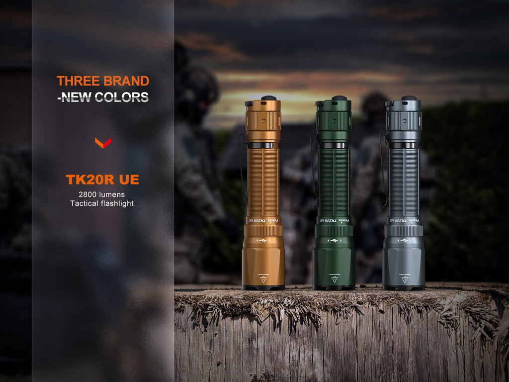 Fenix TK20R UE Tactical LED Flashlight, 2800 Lumens