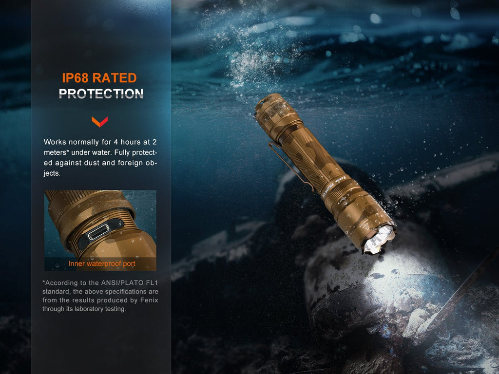 Fenix TK20R UE Tactical LED Flashlight, 2800 Lumens